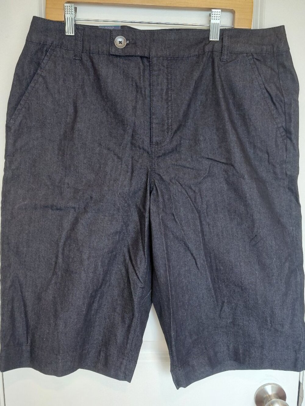 Dark Wash Bermuda Denim Shorts